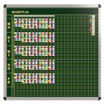 Klassen-Plantafel,  8 Stunden Mo-Fr, für 25 Klassen, 103x117 cm, 